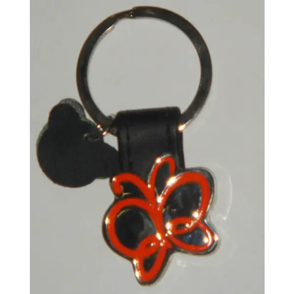 Black Butterfly Keychain